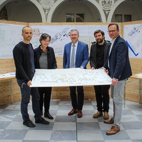 Das Gewinner-Modell vom Städtebaulichen Wettbewerb