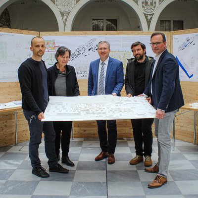 Das Gewinner-Modell vom Städtebaulichen Wettbewerb