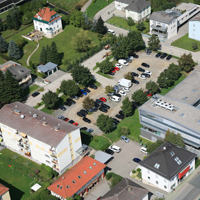 Parkplatz beim Ärztezentrum in der Gerichtsstraße